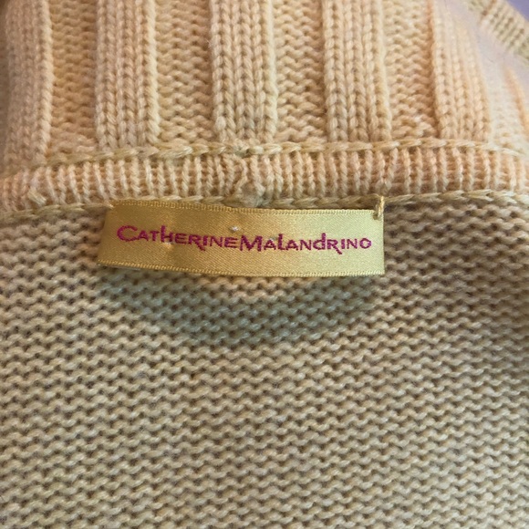 Catherine Malandrino Yellow Sweater -S - Picture 4 of 4